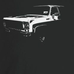 1977 Jimmy Three Quarter Angle View Dark Color T Shirt