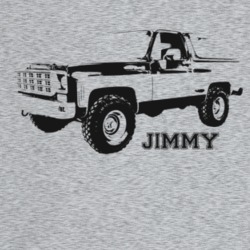1978 Jimmy Three Quarter Angle View With Model Name Light Color T Shir