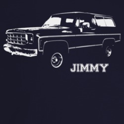 1978 Jimmy Three Quarter Angle View With Model Name Dark Color T Shirt