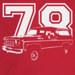 1978 Jimmy Three Quarter Angle View With Year Dark Color T Shirt