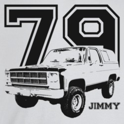 1979 Jimmy Three Quarter Angle View With Year And Model Name Light Col