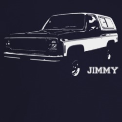 1979 Jimmy Three Quarter Angle View With Model Name Dark Color T Shirt
