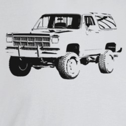 1980 Jimmy Three Quarter Angle View Light Color T Shirt