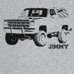 1980 Jimmy Three Quarter Angle View With Model Name Light Color T Shir