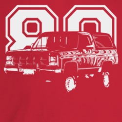 1980 Jimmy Three Quarter Angle View With Year Dark Color T Shirt