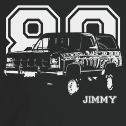 1980 Jimmy Three Quarter Angle View With Year And Model Name Dark Colo