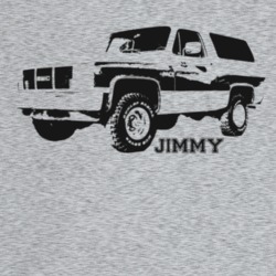 1981 Jimmy Three Quarter Angle View With Model Name Light Color T Shir