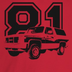 1981 Jimmy Three Quarter Angle View With Year Light Color T Shirt
