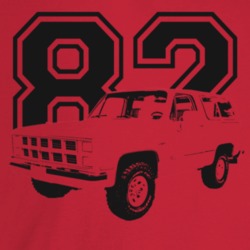 1982 Jimmy Three Quarter Angle View With Year Light Color T Shirt