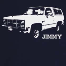1982 Jimmy Three Quarter Angle View With Model Name Dark Color T Shirt