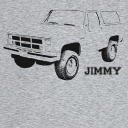 1984 Jimmy Three Quarter Angle View With Model Name Light Color T Shir