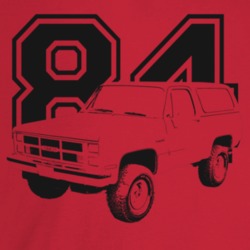 1984 Jimmy Three Quarter Angle View With Year Light Color T Shirt