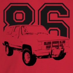 1986 Jimmy Three Quarter Angle View With Year Light Color T Shirt