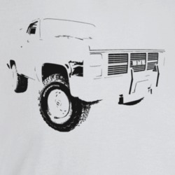 1988 Jimmy Three Quarter Angle View Light Color T Shirt