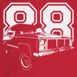 1988 Jimmy Three Quarter Angle View With Year Dark Color T Shirt