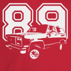 1989 Jimmy Three Quarter Angle View With Year Dark Color T Shirt