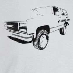 1990 Jimmy Three Quarter Angle View Light Color T Shirt