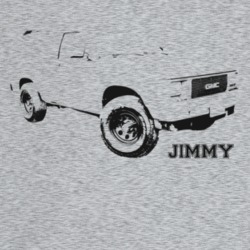 1992 Jimmy Three Quarter Angle View With Model Name Light Color T Shir