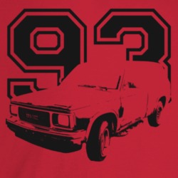 1993 Jimmy Three Quarter Angle View With Year Light Color T Shirt