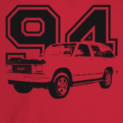 1994 Jimmy Three Quarter Angle View With Year Light Color T Shirt