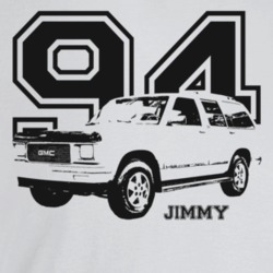 1994 Jimmy Three Quarter Angle View With Year And Model Name Light Col