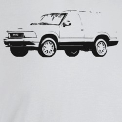 1995 Jimmy Three Quarter Angle View Light Color T Shirt