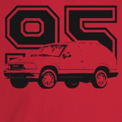 1995 Jimmy Three Quarter Angle View With Year Light Color T Shirt