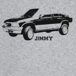 1996 Jimmy Three Quarter Angle View With Model Name Light Color T Shir