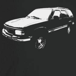 1997 Jimmy Three Quarter Angle View Dark Color T Shirt