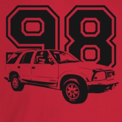 1998 Jimmy Three Quarter Angle View With Year Light Color T Shirt