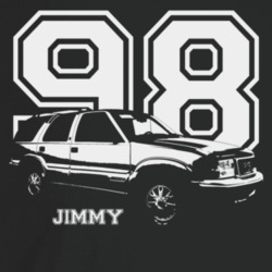 1998 Jimmy Three Quarter Angle View With Year And Model Name Dark Colo