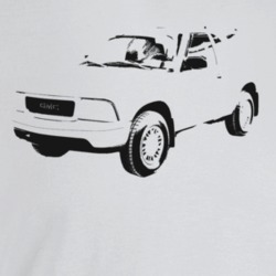 1999 Jimmy Three Quarter Angle View Light Color T Shirt