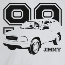 1999 Jimmy Three Quarter Angle View With Year And Model Name Light Col