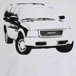 2000 Jimmy Three Quarter Angle View Light Color T Shirt