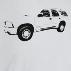 2001 Jimmy Three Quarter Angle View Light Color T Shirt