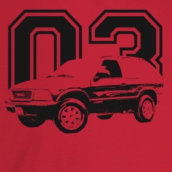 2003 Jimmy Three Quarter Angle View With Year Light Color T Shirt