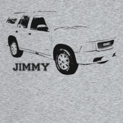 2004 Jimmy Three Quarter Angle View With Model Name Light Color T Shir
