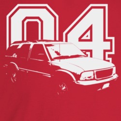 2004 Jimmy Three Quarter Angle View With Year Dark Color T Shirt