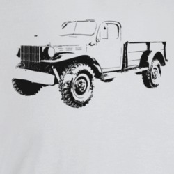 1951 Power Wagon Three Quarter Angle View Light Color T Shirt