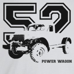 1952 Power Wagon Three Quarter Angle View With Year And Model Name Lig