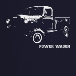 1952 Power Wagon Three Quarter Angle View With Model Name Dark Color T