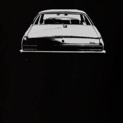 1969 CHEVY NOVA Faded Look Rear View White Graphic DarkT Shirt