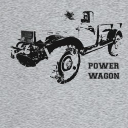1953 Power Wagon Three Quarter Angle View With Model Name Light Color 
