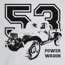 1953 Power Wagon Three Quarter Angle View With Year And Model Name Lig