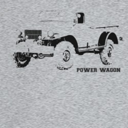 1954 Power Wagon Three Quarter Angle View With Model Name Light Color 