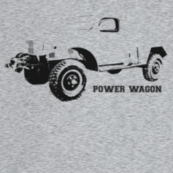 1955 Power Wagon Three Quarter Angle View With Model Name Light Color 