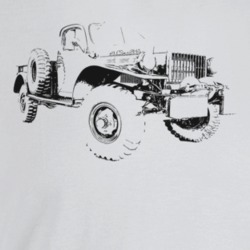 1956 Power Wagon Three Quarter Angle View Light Color T Shirt