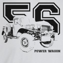 1956 Power Wagon Three Quarter Angle View With Year And Model Name Lig