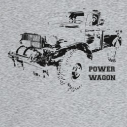 1957 Power Wagon Three Quarter Angle View With Model Name Light Color 