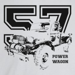 1957 Power Wagon Three Quarter Angle View With Year And Model Name Lig